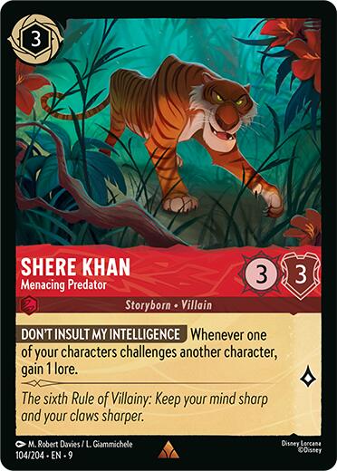Shere Khan - Menacing Predator (104/204) [Fabled]