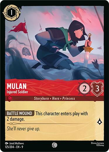Mulan - Injured Soldier (125/204) [Fabled]
