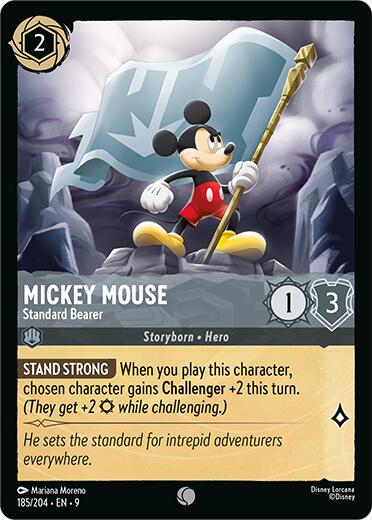 Mickey Mouse - Standard Bearer (185/204) [Fabled]