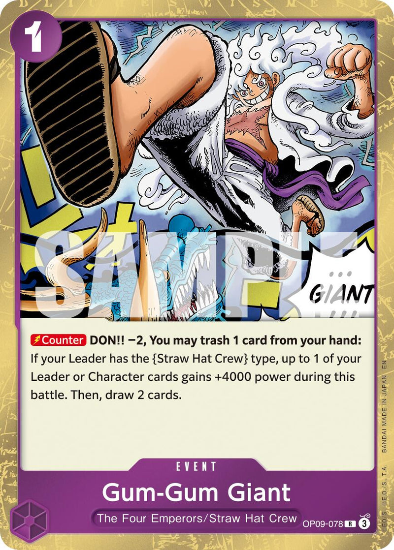 Gum-Gum Giant (Reprint) [Premium Booster -The Best- Vol. 2]