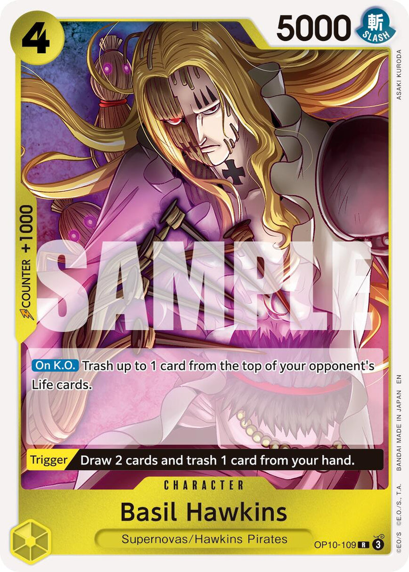 Basil Hawkins (OP10-109) (Reprint) [Premium Booster -The Best- Vol. 2]
