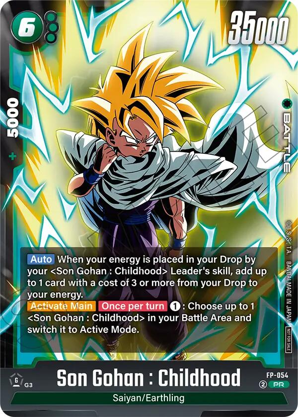 Son Gohan : Childhood (FP-054) (Tournament Pack 08) [Fusion World Tournament Cards]