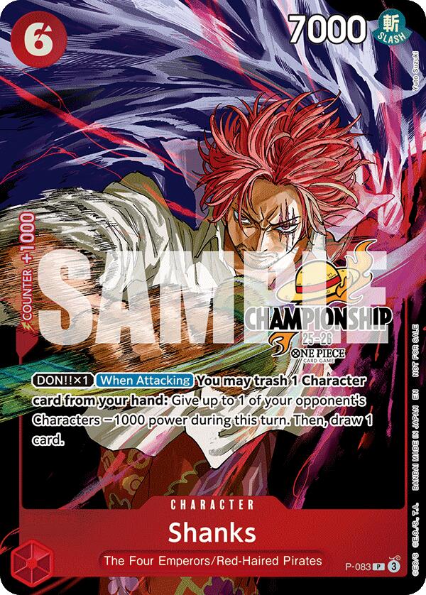 Shanks (CS 25-26 Event Pack Finalist Ver.) [One Piece Promotion Cards]