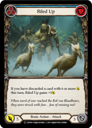 Riled Up (Blue) [U-CRU018] (Crucible of War Unlimited)  Unlimited Rainbow Foil