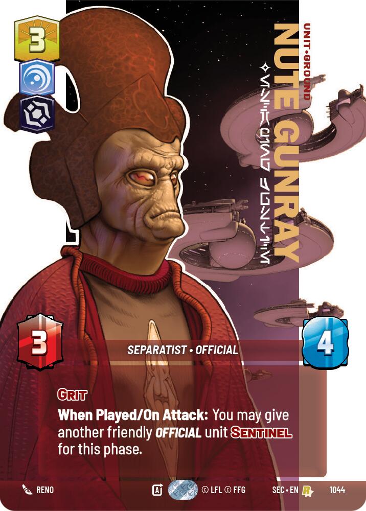 Nute Gunray - Escaping Justice (Prestige) (1044) (1044) [Secrets of Power]