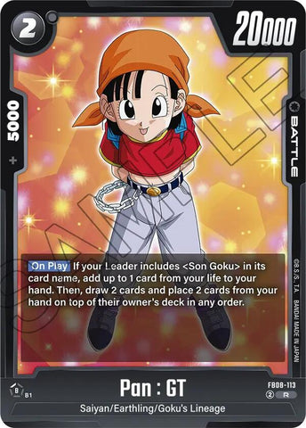 Pan : GT (FB08-113) [Saiyan's Pride]