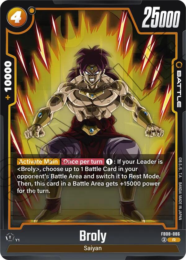 Broly (FB08-086) [Saiyan's Pride]