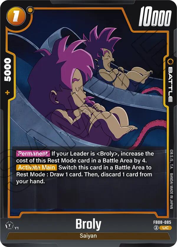 Broly (FB08-085) [Saiyan's Pride]
