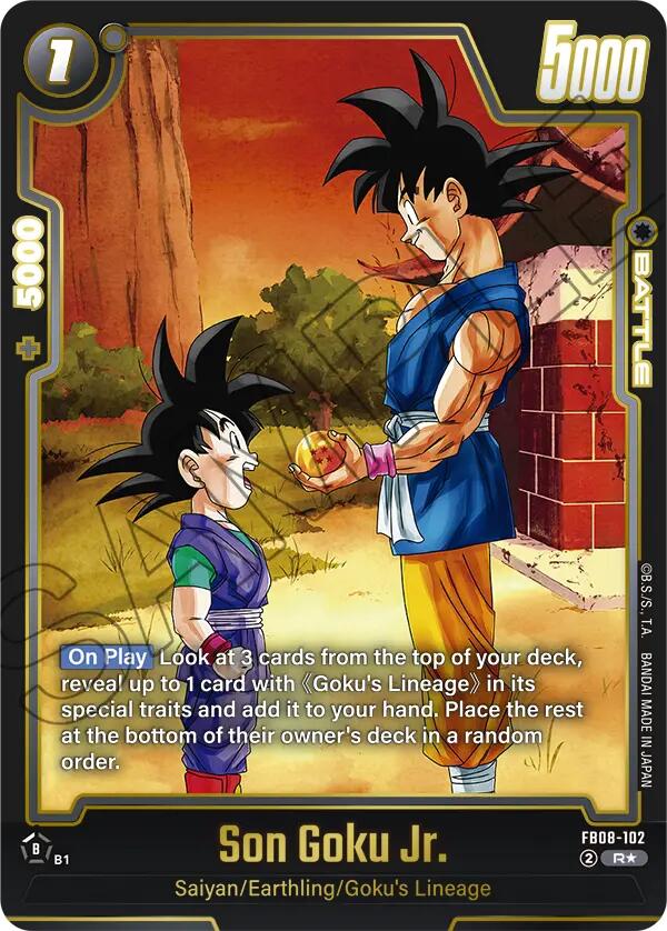 Son Goku Jr. (FB08-102) (Alternate Art) [Saiyan's Pride]