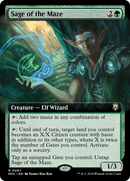 Sage of the Maze (Extended Art) (Ripple Foil) [Modern Horizons 3 Commander]