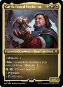 Cayth, Famed Mechanist (Foil Etched) [Modern Horizons 3 Commander]