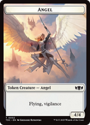 Angel // Spirit Double-Sided Token [Tarkir: Dragonstorm Commander Tokens]