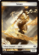 Spirit (0006) // Spirit (0007) Double-Sided Token [Tarkir: Dragonstorm Tokens]