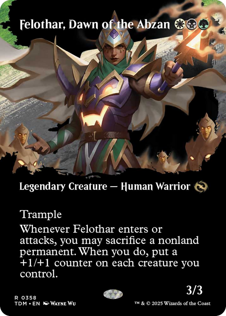 Felothar, Dawn of the Abzan (Borderless) [Tarkir: Dragonstorm]