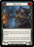 Take Cover (Blue) [U-ARC050] (Arcane Rising Unlimited)  Unlimited Rainbow Foil